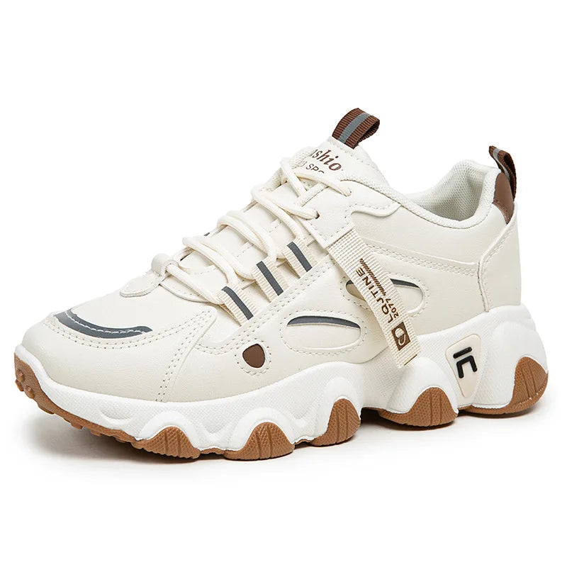 Women Dad Shoes Platform Thick Sole Casual Sports trainer Fashion Breathable Running Shoes Lightweight Non-Slip Ladies Sneakers