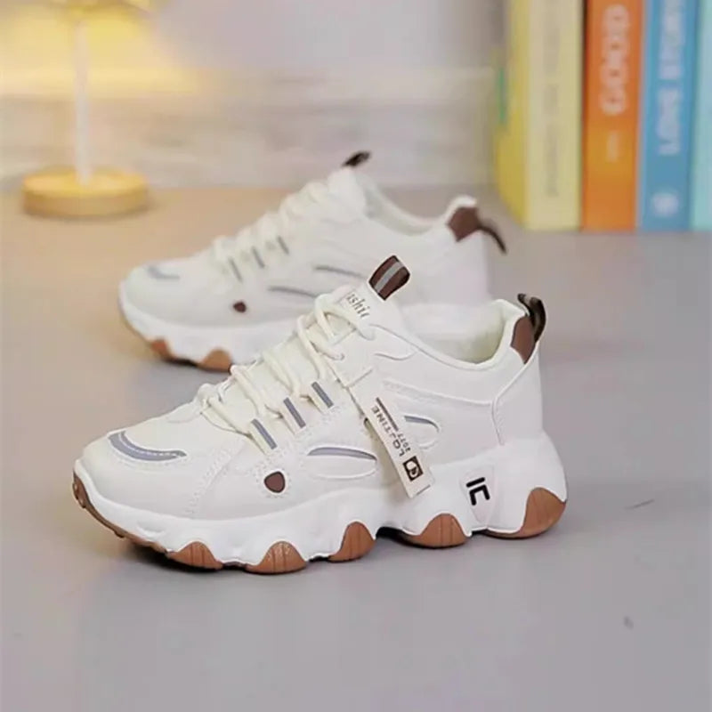 Women Dad Shoes Platform Thick Sole Casual Sports trainer Fashion Breathable Running Shoes Lightweight Non-Slip Ladies Sneakers